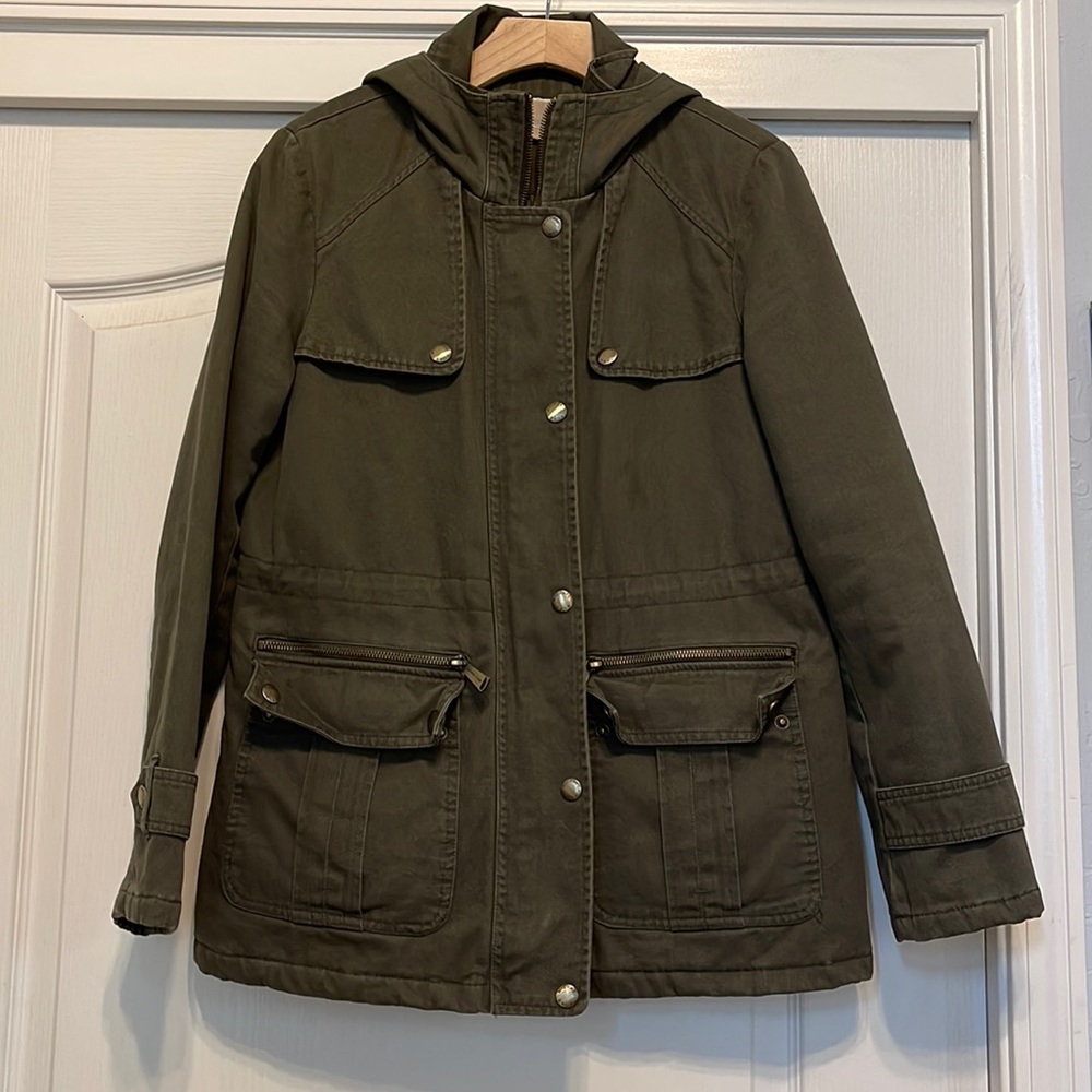 Michael Kors work man jacket size M olive green
